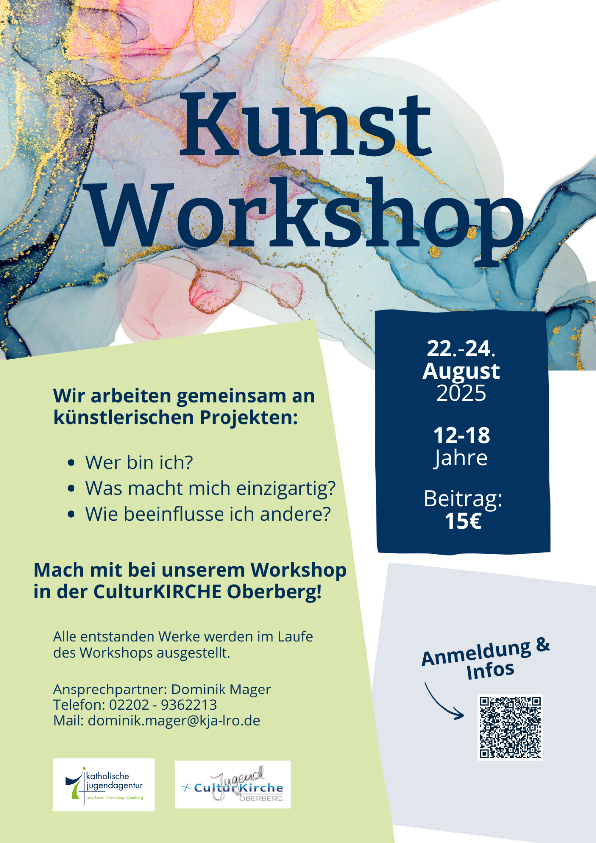 Kunst Workshop Flyer