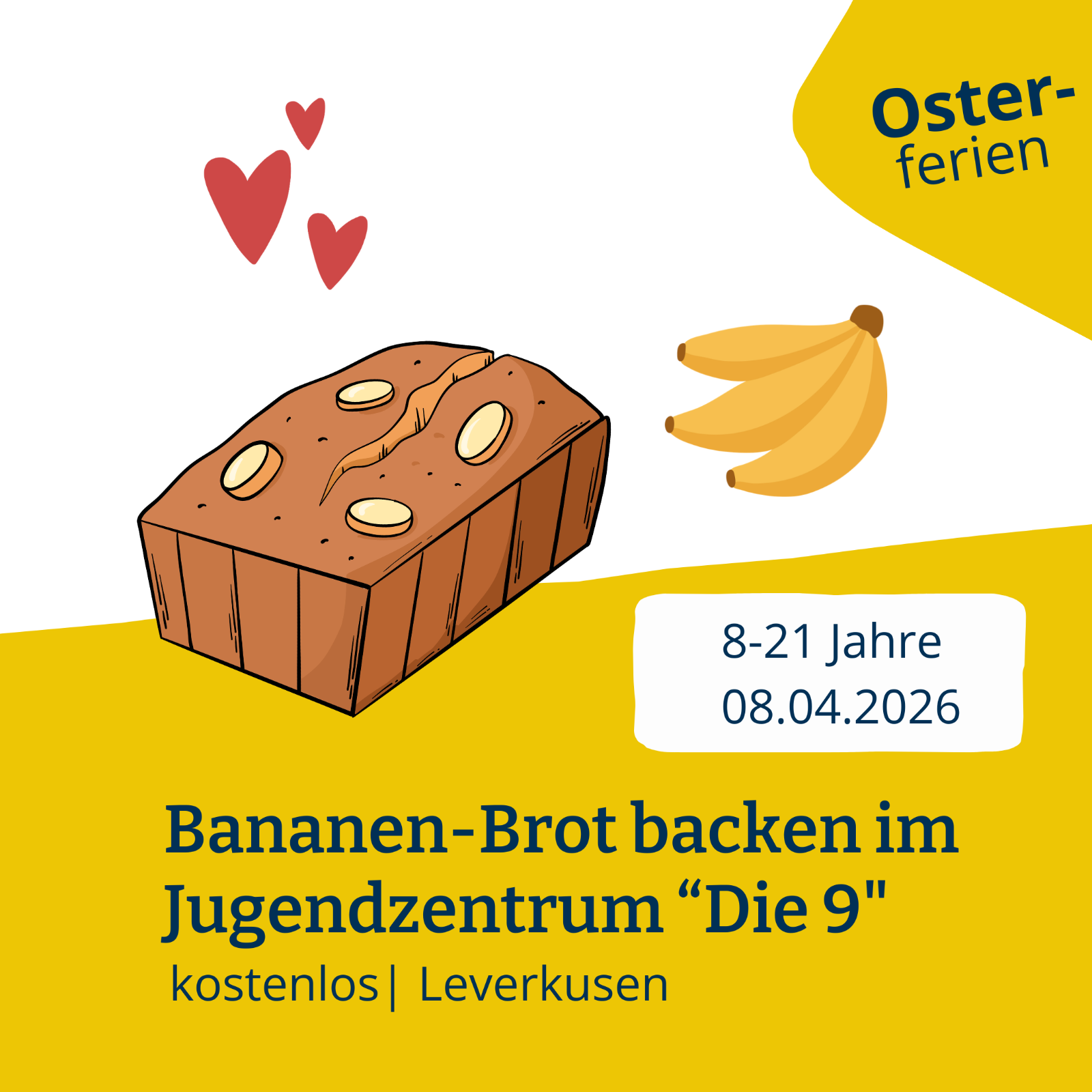 Bananen-Brot backen