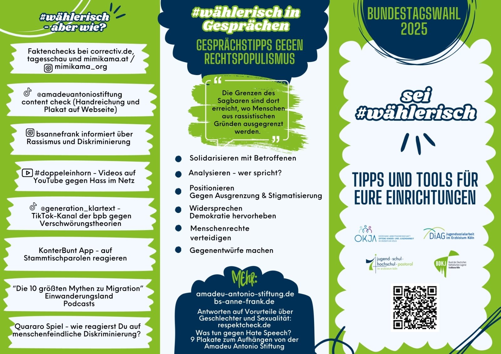 Flyer Bundestagswahl 2025